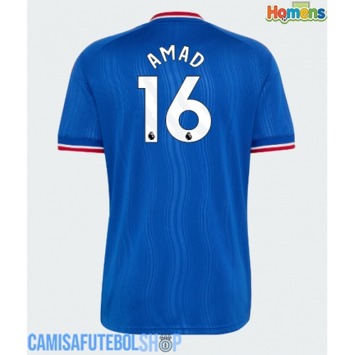 Camisa de time de futebol Manchester United Amad Diallo #16 Replicas 2º Equipamento 2026-27 Manga Curta